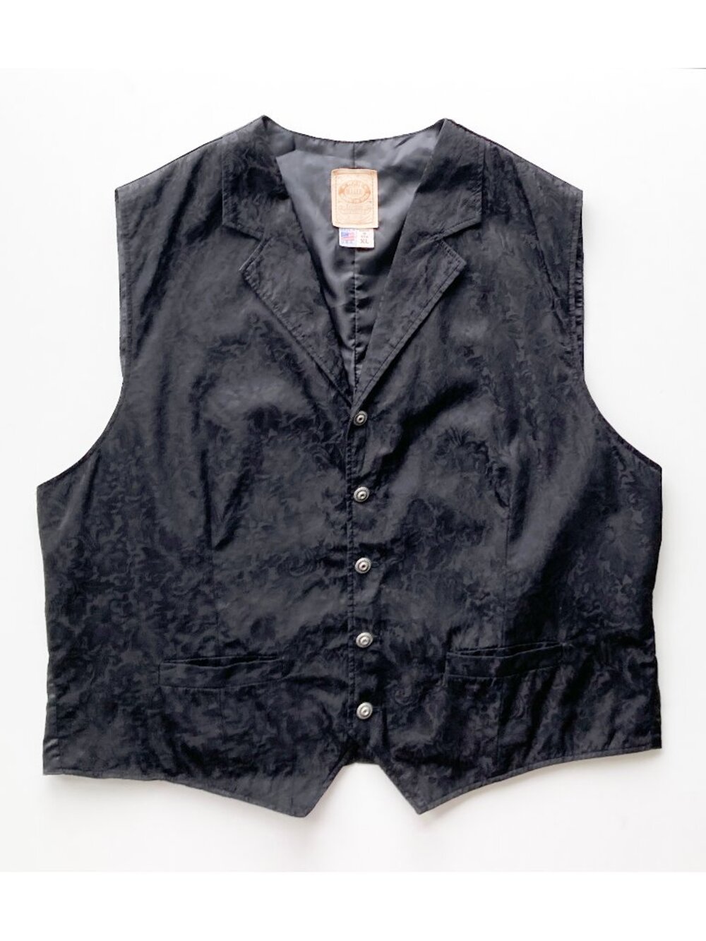 Wah Maker Silk Brocade Vest